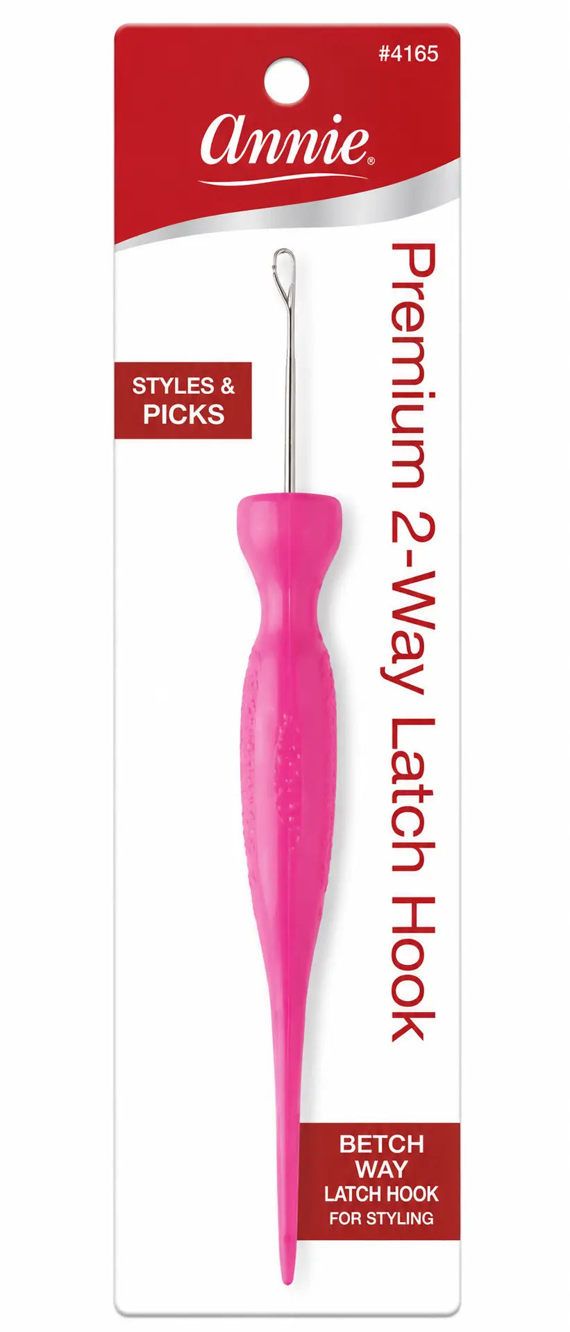Annie Premium 2-Way Latch Regular Hook [Pink] #4992, Accessory - Cloré Beauty