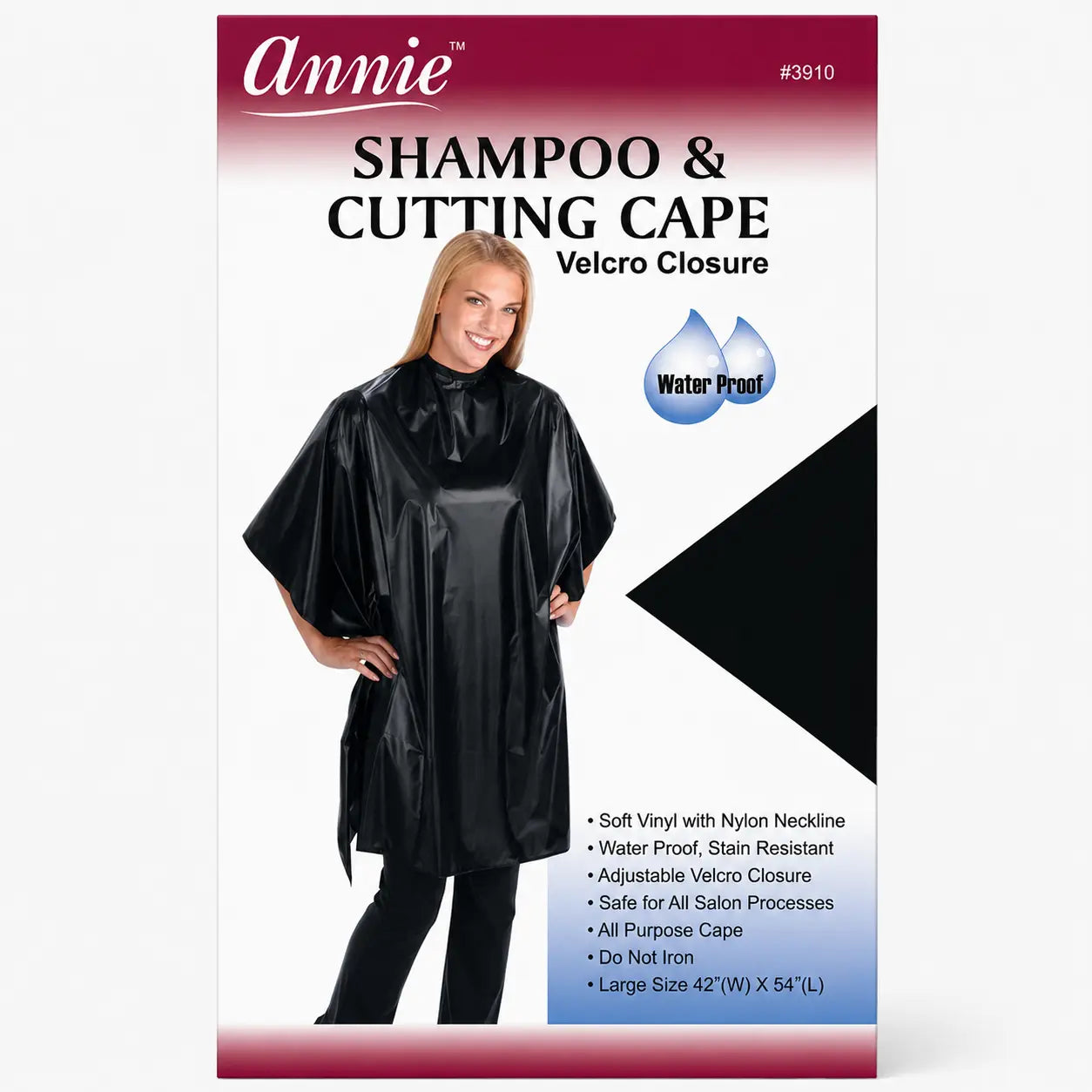 Annie Shampoo & Cutting Cape #3910, Accessory - Cloré Beauty