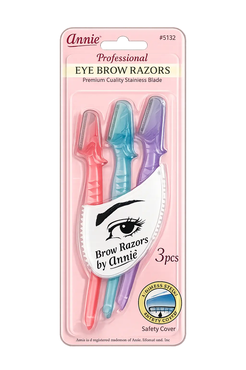 Annie Professional Eye-Brow Razors 3PCS/Pack Item