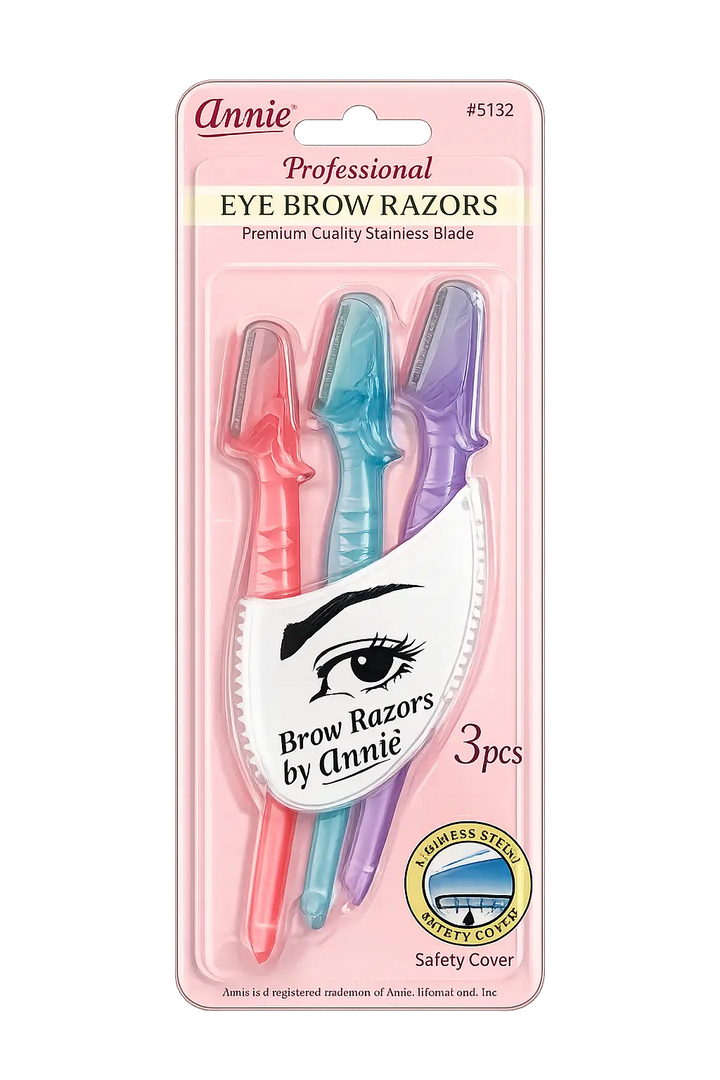 Annie Professional Eye-Brow Razors 3PCS/Pack Item