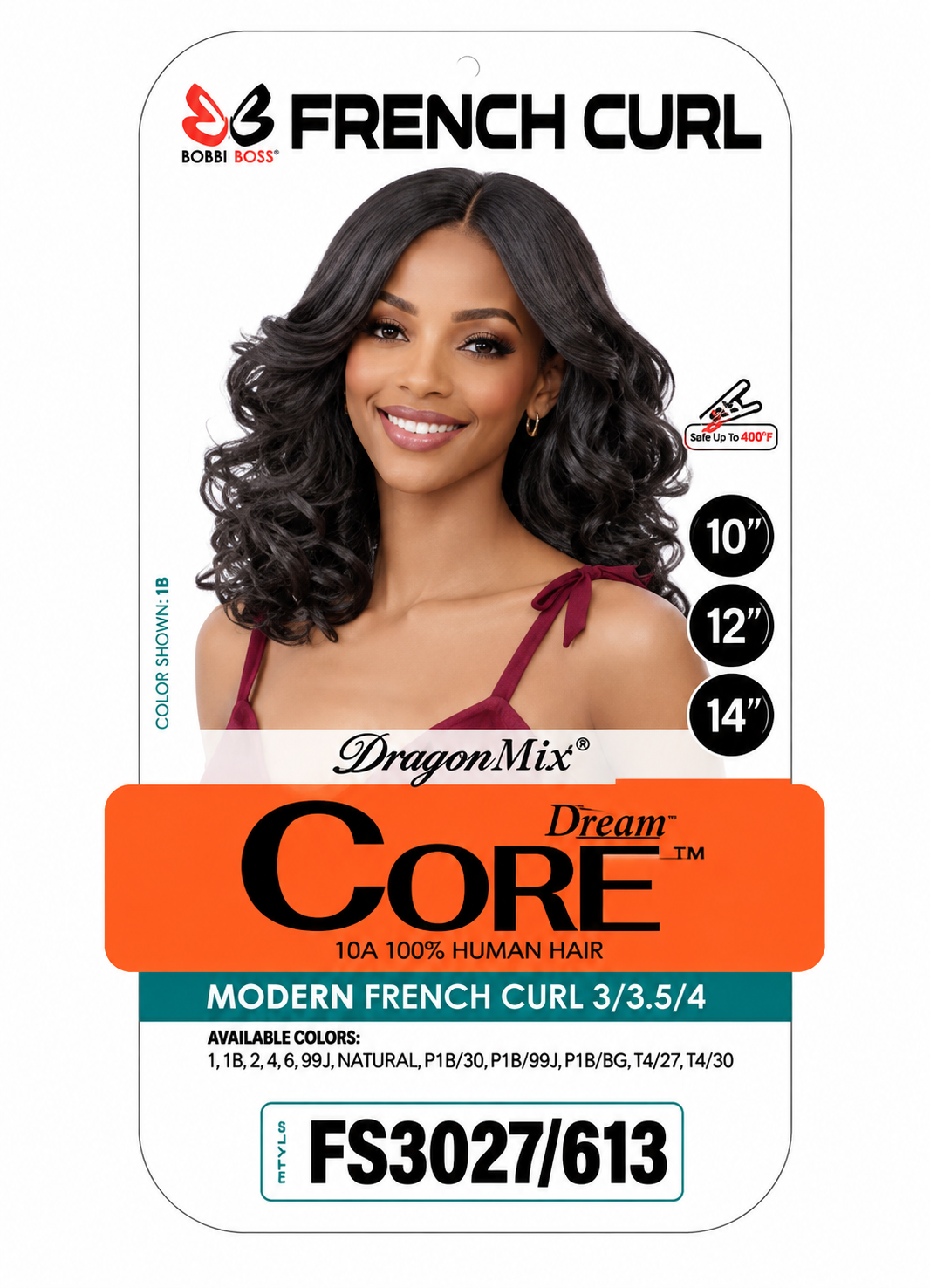 Bobbi Boss Miss Origin Core French Curl 10in, 12in, 14in