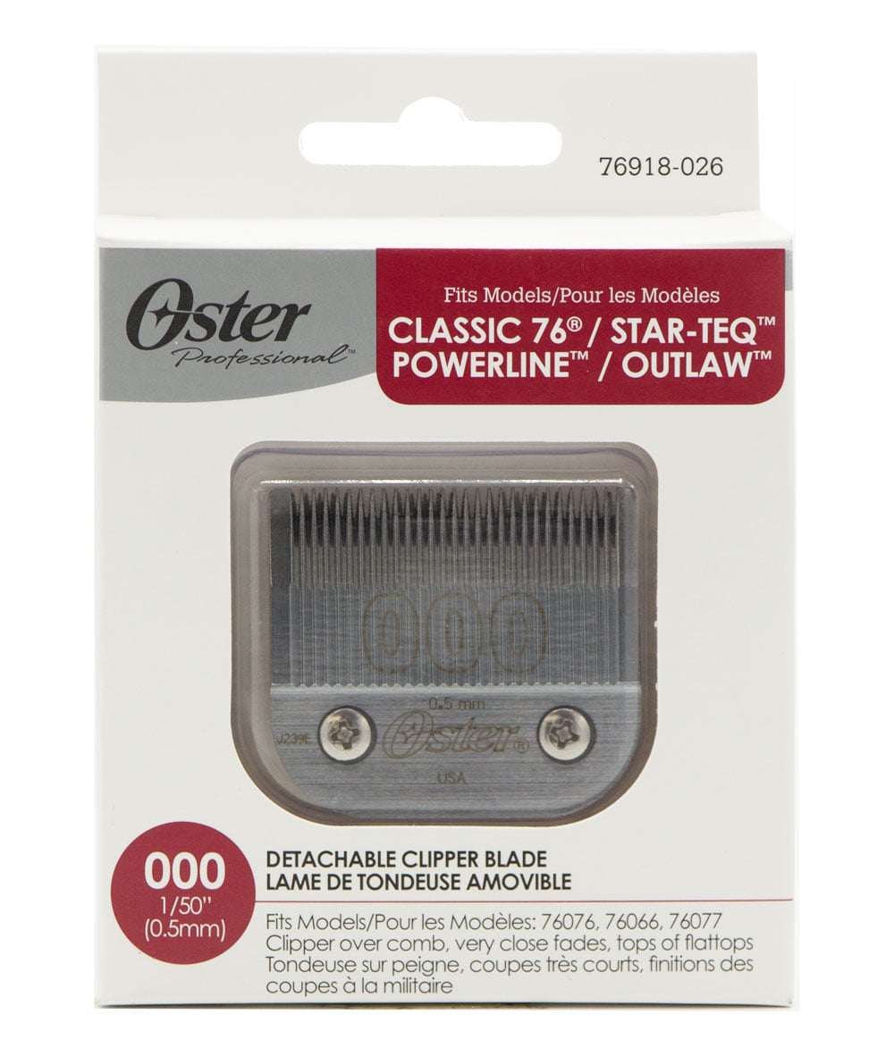 Oster Blade 000 [1/50In, 0.5mm] #76918-026