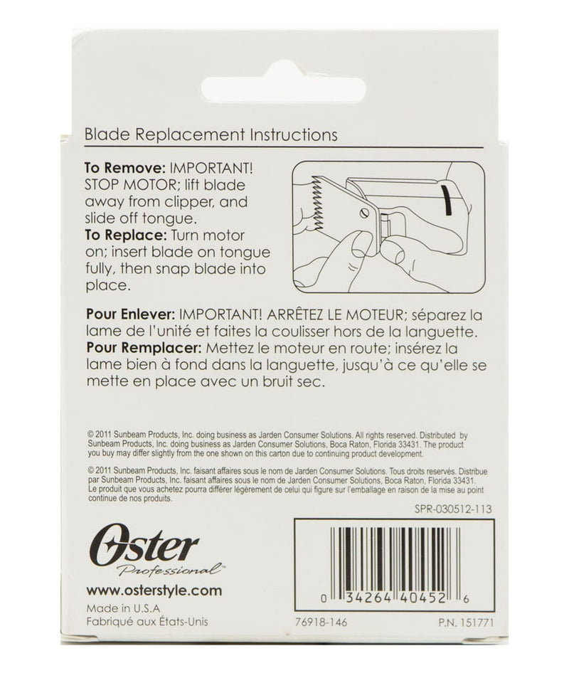 Oster Blade 3 1/2 [3/8In, 9.5mm] 