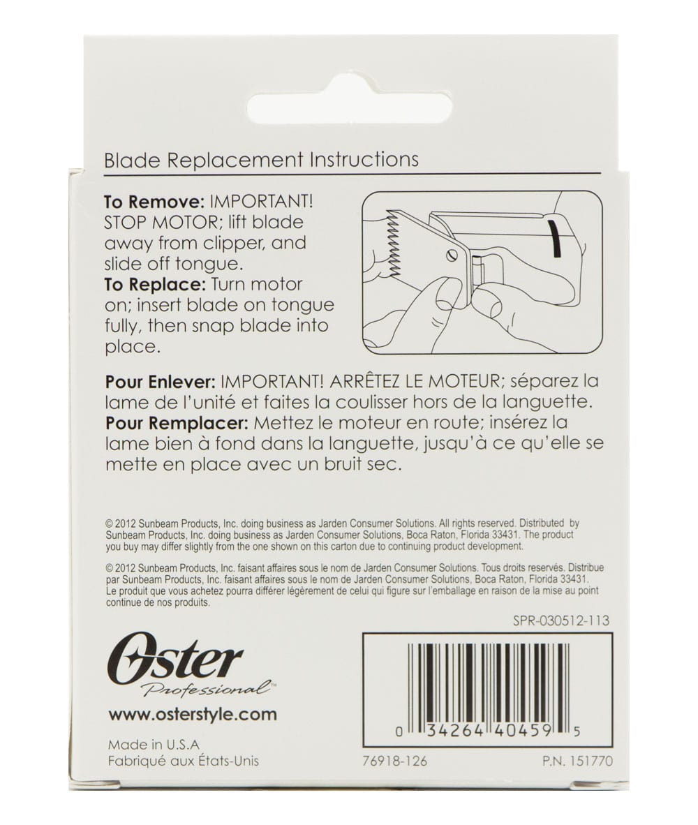 Oster Blade 2 [1/4In, 6.3mm] #76918-126