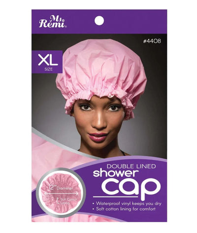 Annie Double Lined Shower Cap X-Large Assorted #4408