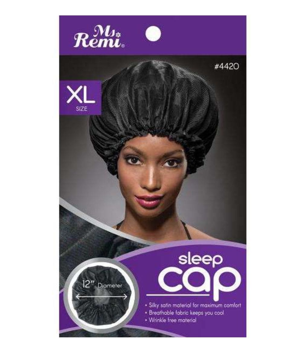 Annie Sleep Cap X-Large Black #4420, ACCESSORIES JEWELRY FASHION - Cloré Beauty