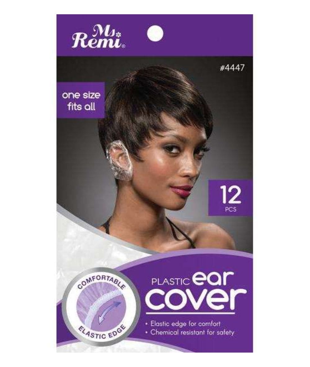 Annie Plastic Ear Cover One Size Clear #4447, Accessory - Cloré Beauty