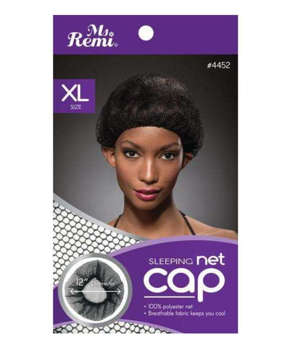 Annie Sleeping Net Cap X-Large Black #4452, Accessory - Cloré Beauty