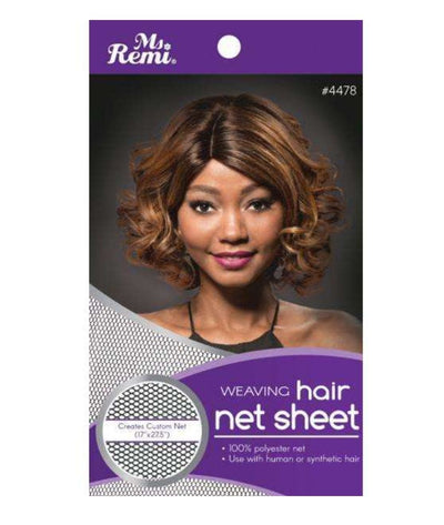 Annie Weaving Hair Net Sheet Black #4478
