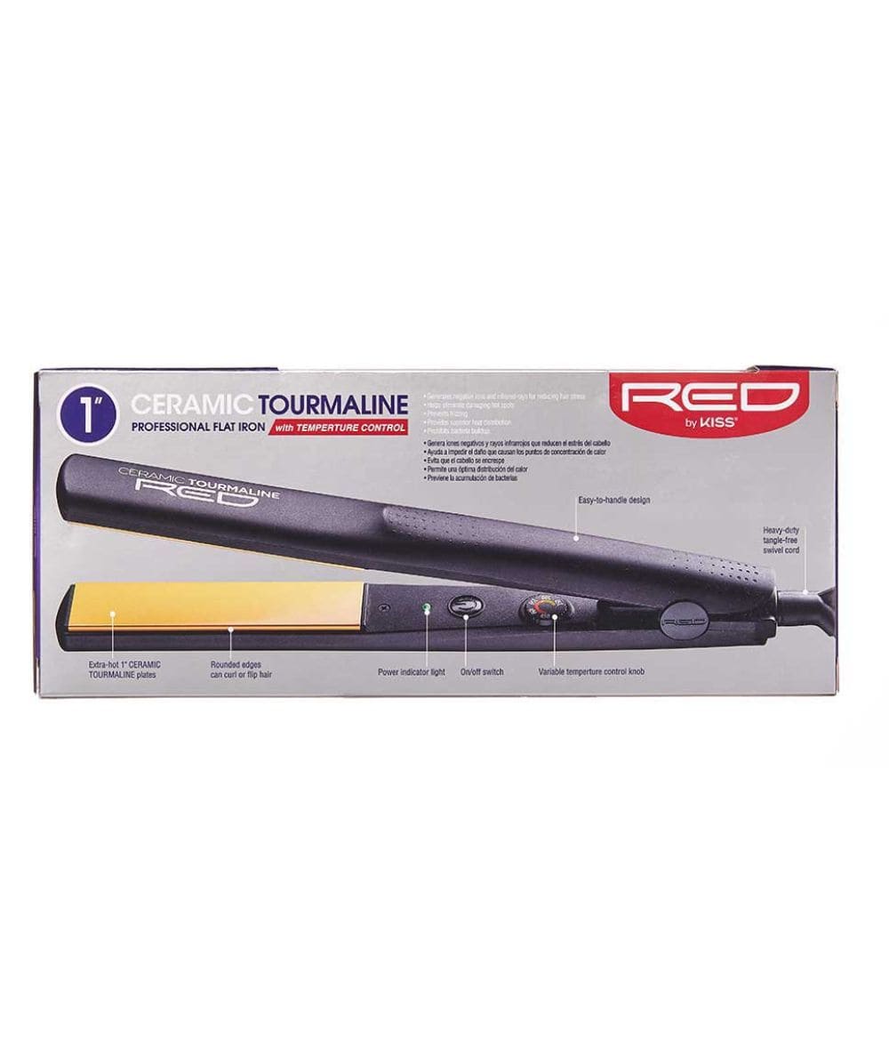 Red By Kiss 1" Ceramic Tourmaline Flat iron #Fi100u