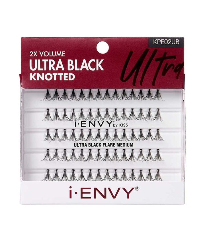 Kiss I-Envy Kpe02Ub Eyelashes [Ultra Black Medium]