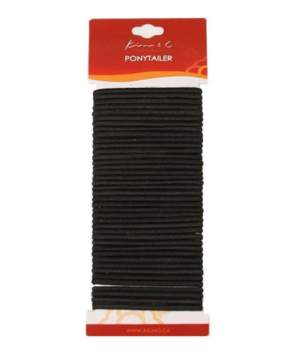 Kim&C Ponytailer Black 40Pcs  AS01284