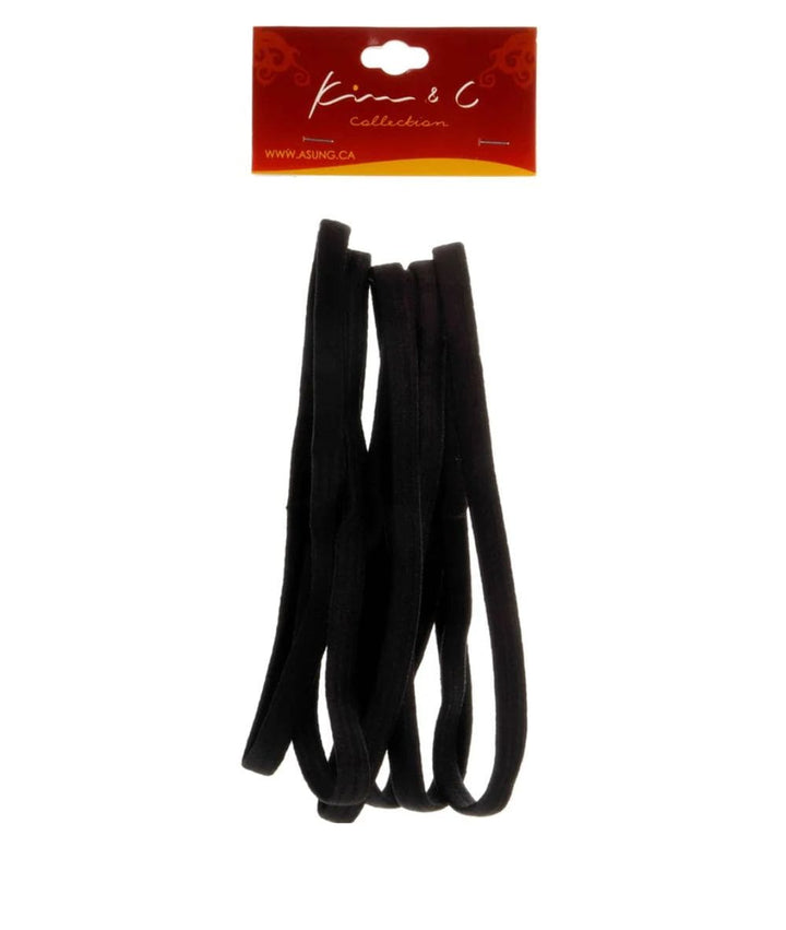 Kim&C 6Pcs Elastic Headbands Thick & Long