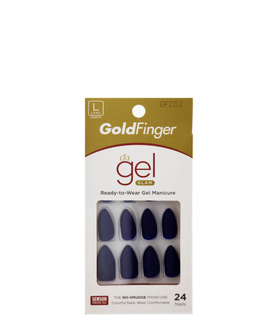 Kiss Gold Finger Gel Glam Ready-To-Wear Gel Manicure #Gfc