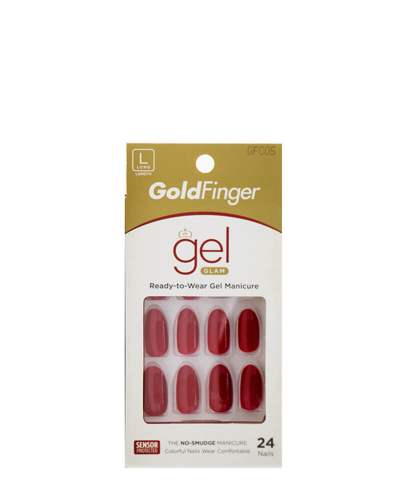 Kiss Gold Finger Gel Glam Ready-To-Wear Gel Manicure 