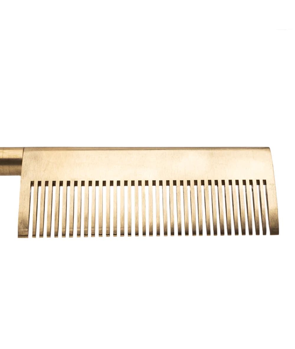 Annie Hot & Hotter Electrical Straightening Comb #5531 [Med Curved Teeth]