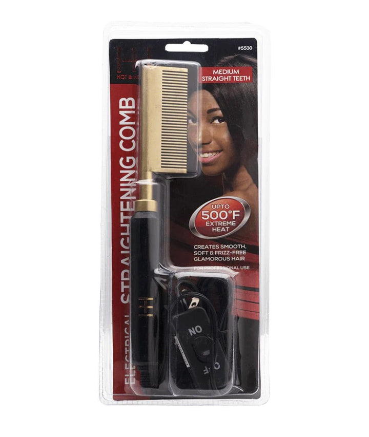 Annie Electrical Straightening Comb #5530 [Medium Straight Teeth]