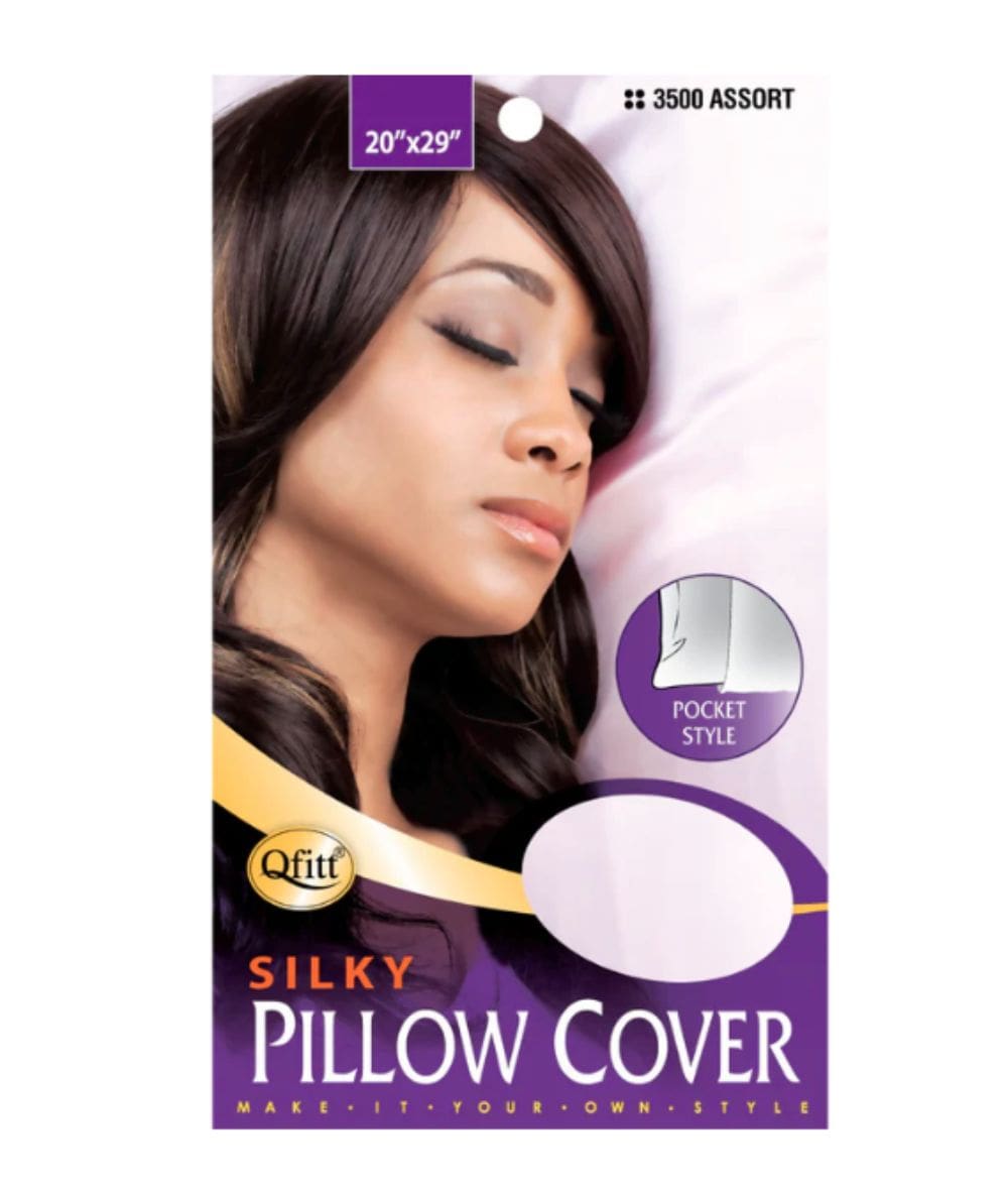 M&M Qfitt Silky Pillow Cover #3500 Assorted, ACCESSORIES JEWELRY FASHION - Cloré Beauty