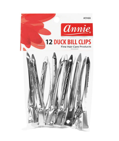 Annie 12 Duck Bill Clips #3168