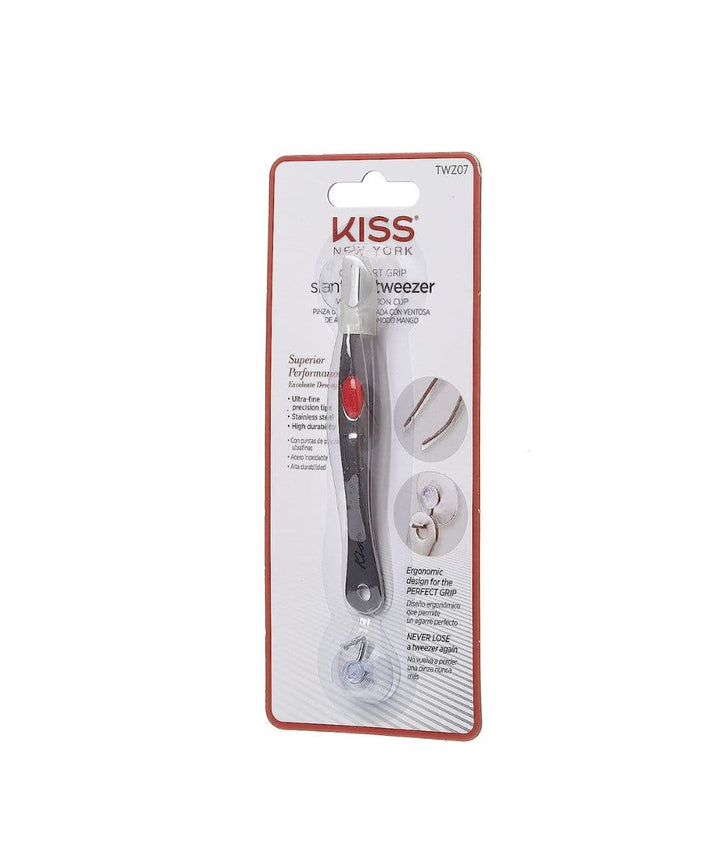 Kiss Slant Tip Tweezer With Suction Cup #Twz07