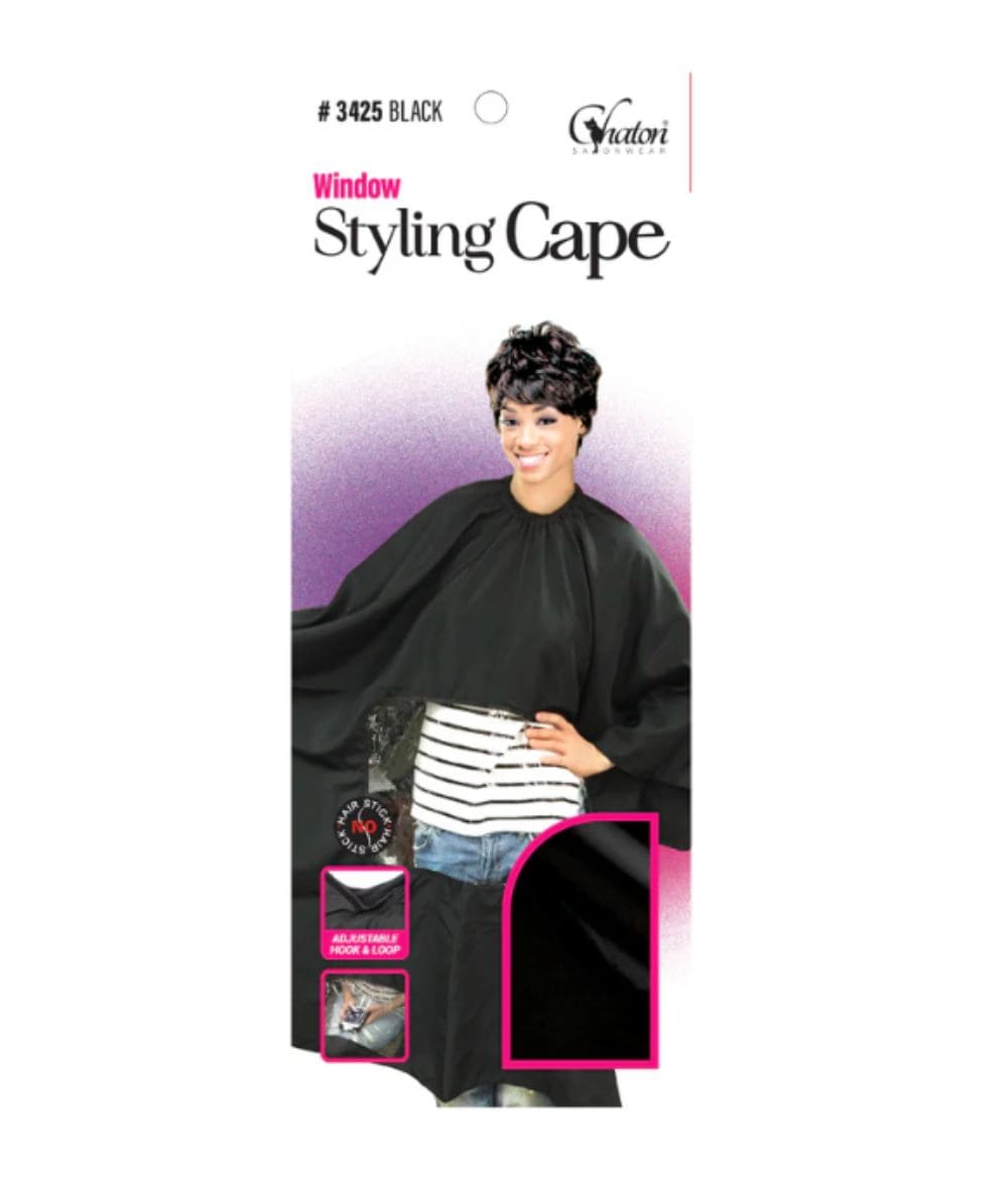 M&M Window Styling Cape[Black] #3425, ACCESSORIES JEWELRY FASHION - Cloré Beauty
