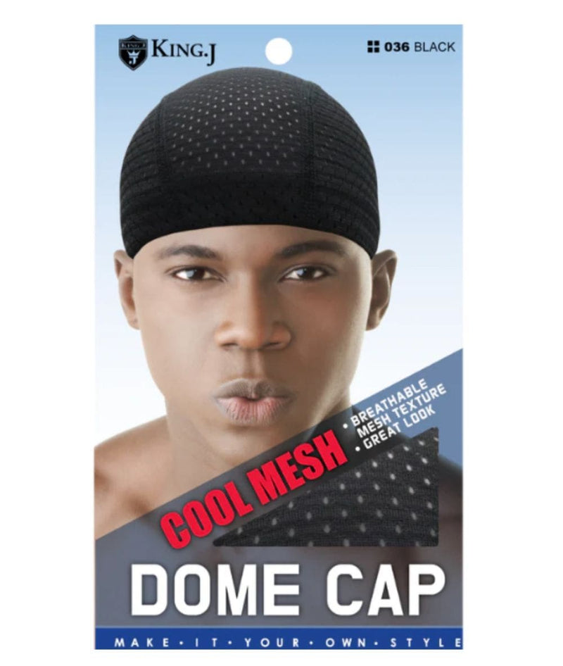 M&M King.J Cool Mesh Dome Cap[Black] 