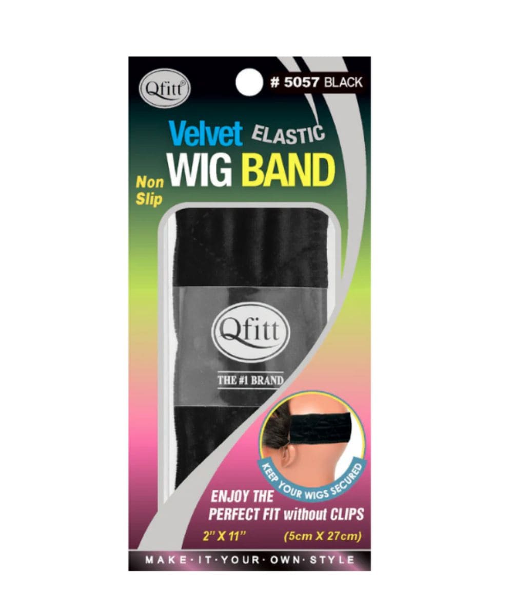 M&M Qfitt Velvet Elastic Wig Grip 2' X 22", Accessory - Cloré Beauty