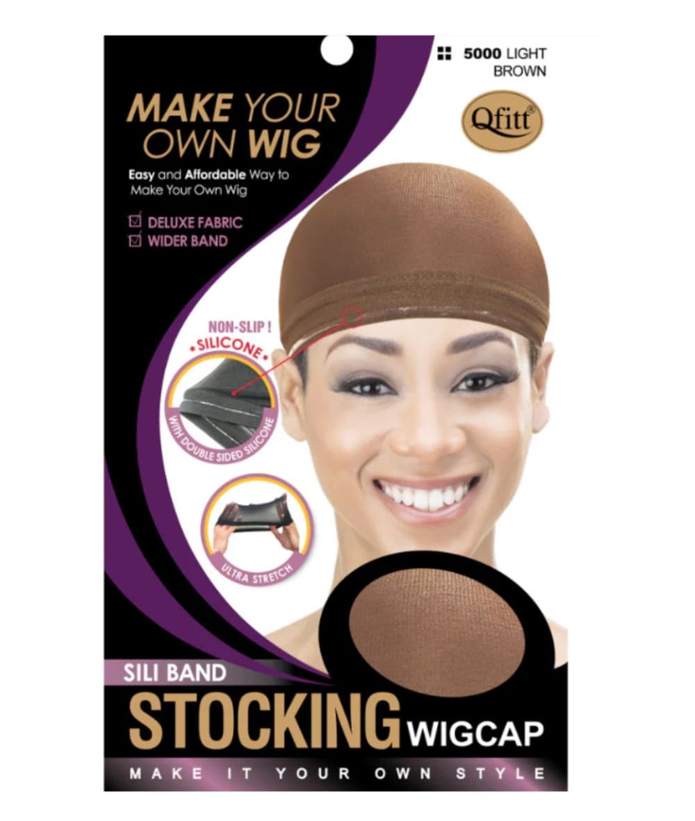 M&M Qfitt Make Your Own Wig Sili Band Stocking Wig Cap, ACCESSORIES JEWELRY FASHION - Cloré Beauty