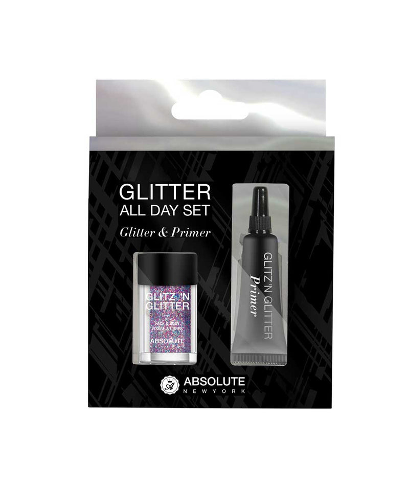 Absolute New York Glitter All Day Set Glitter & Primer 