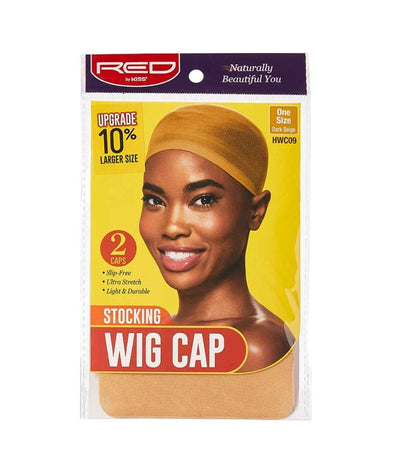Red By Kiss Hwc08 Stocking Wig Cap 2Caps
