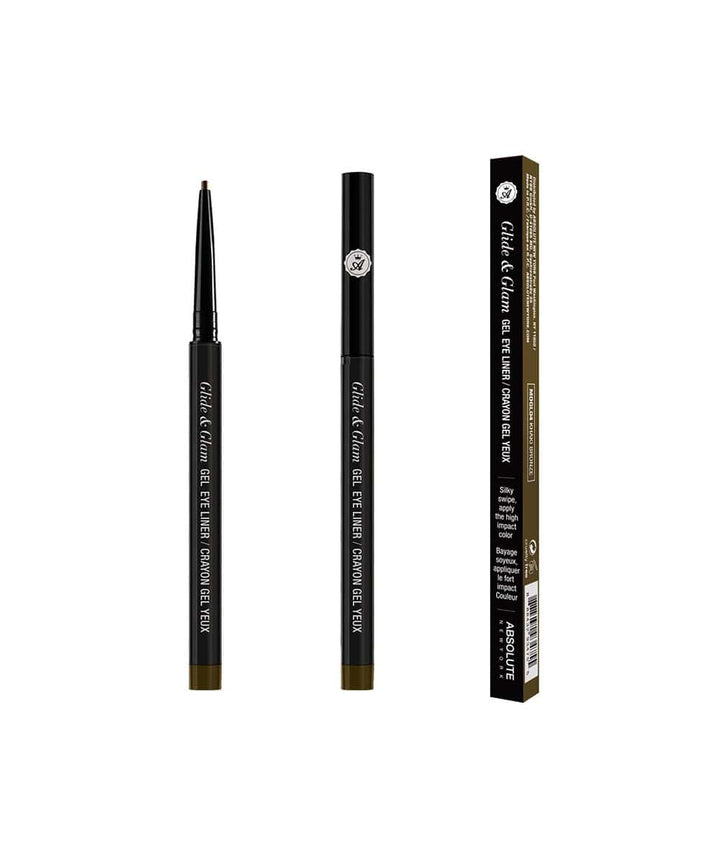 Absolute New York Glide & Glam Gel Eye Liner 0.12 G #MDGL