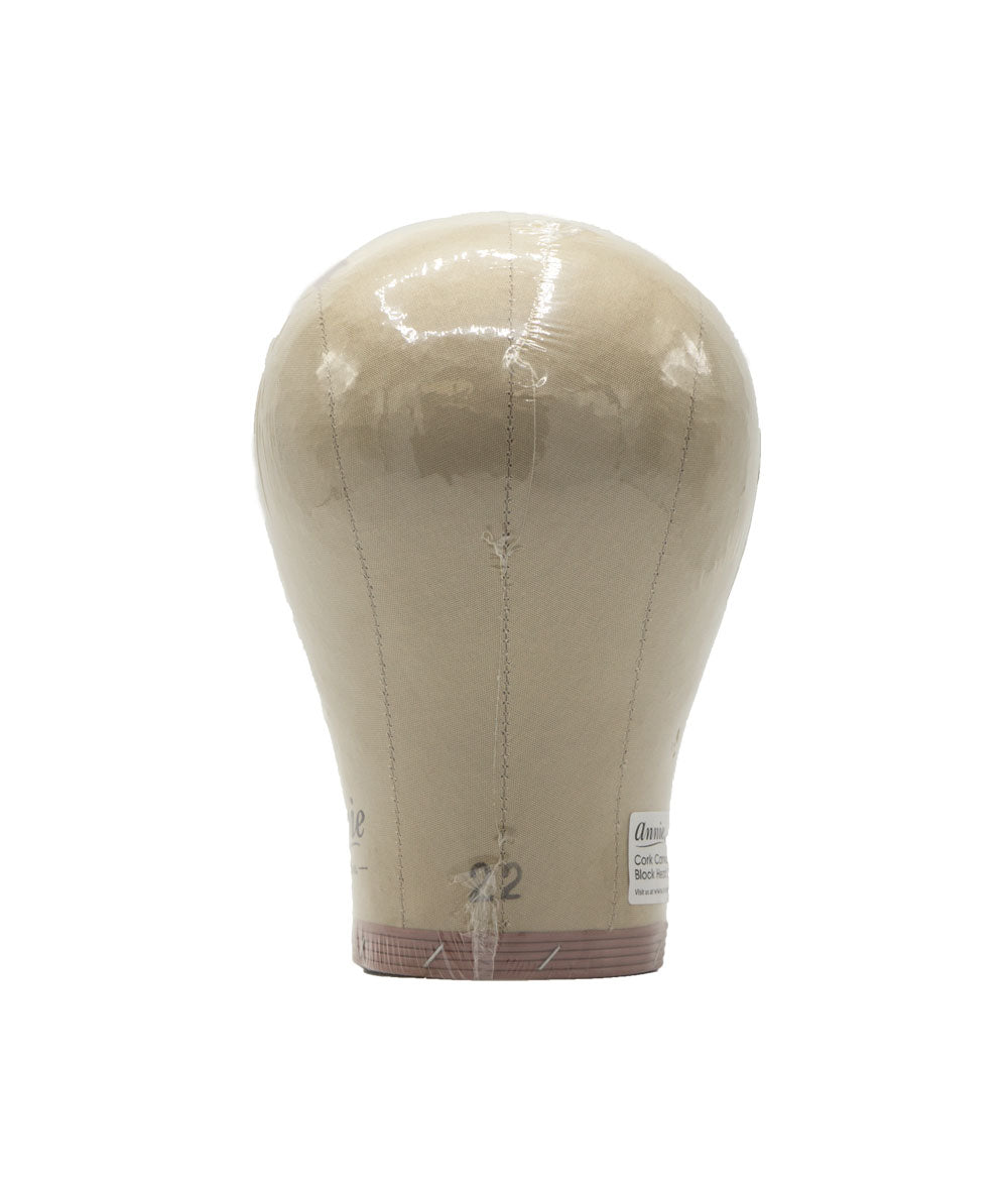 Annie Styling Cork Canvas Block Head 22 inch #4800, ACCESSORIES JEWELRY FASHION - Cloré Beauty
