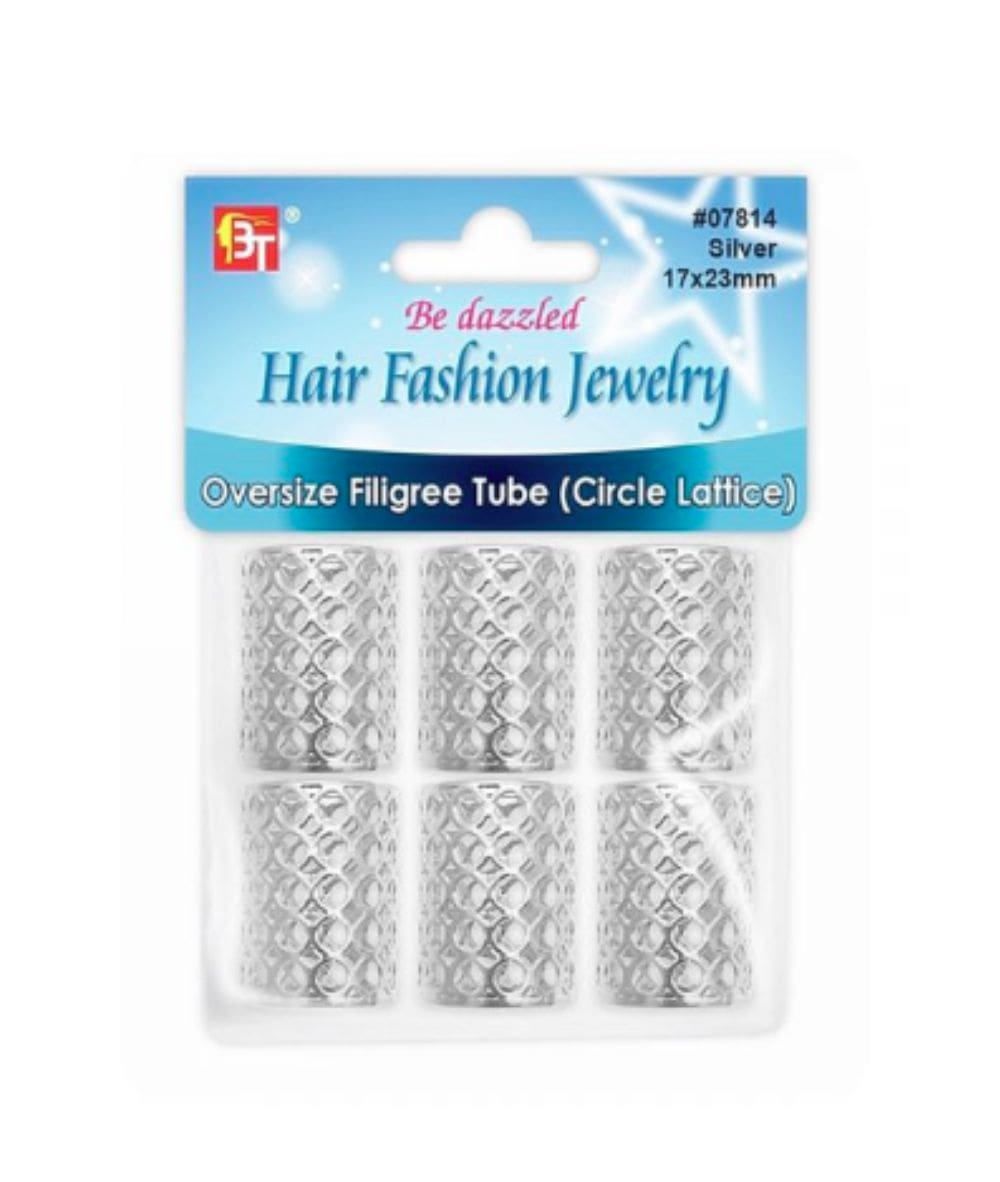 Beauty Town Oversize Filigree Tube 17X23Mm [Circle Lattice], ACCESSORIES JEWELRY FASHION - Cloré Beauty