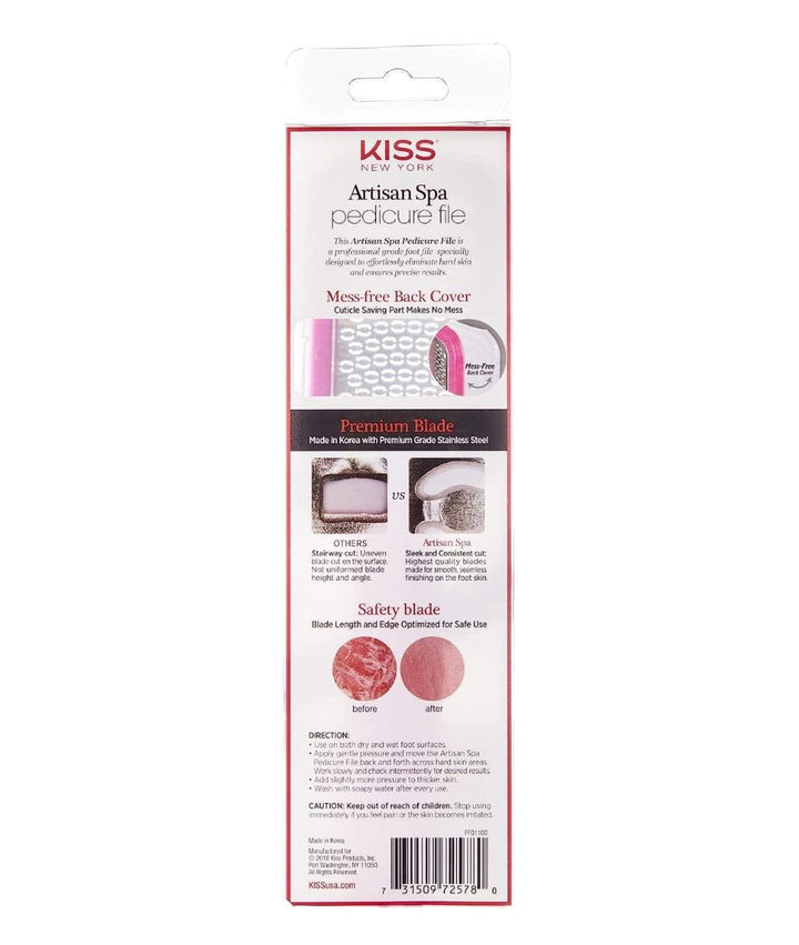 Kisss New York ff01 Artisan Spa Pedicure File [Pink]