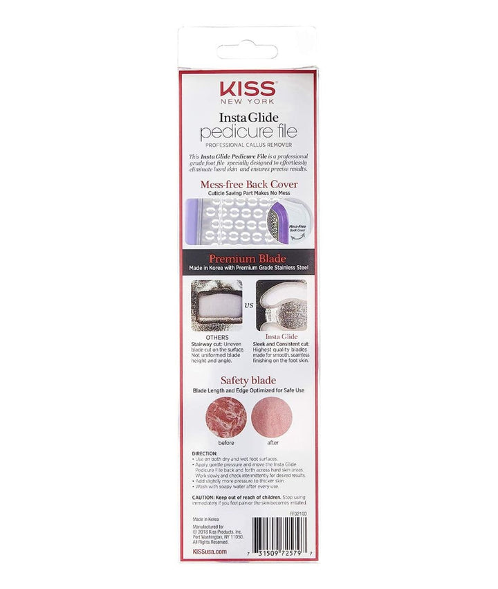 Kisss New York ff02 Insta Glide Pedicure File [Purple]