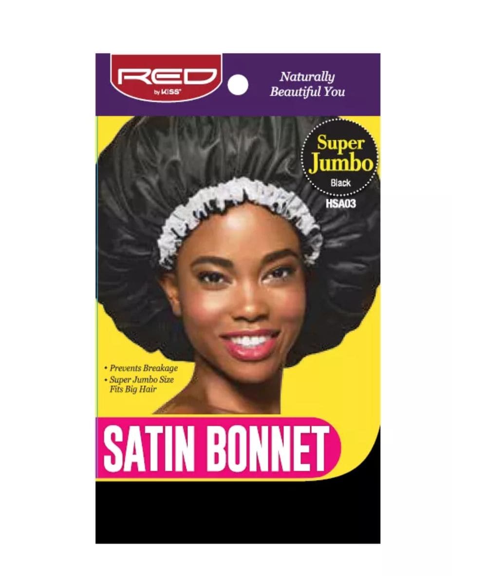 Red By Kiss Hsa03 Satin Bonnet Super Jumbo [Black], ACCESSORIES JEWELRY FASHION - Cloré Beauty