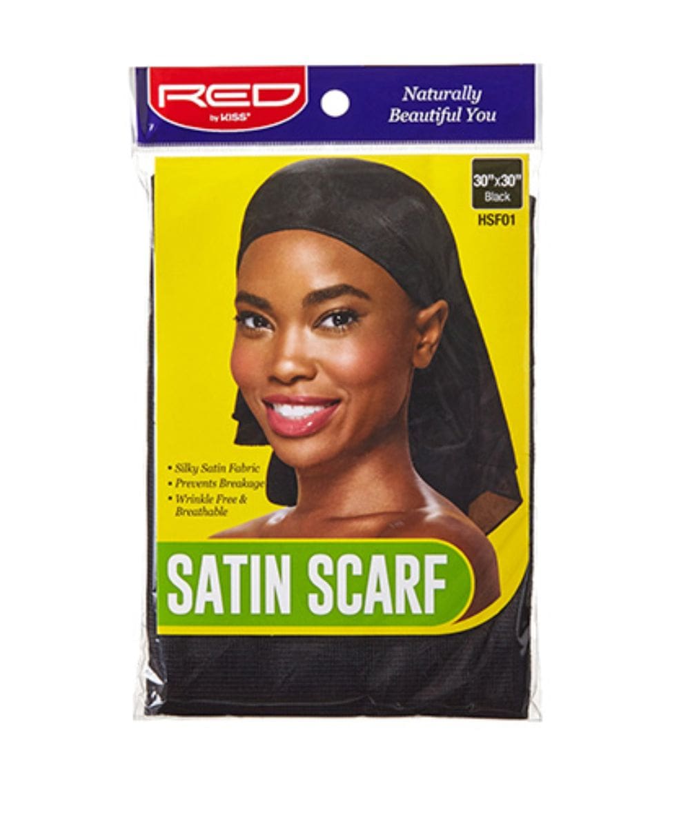 Red By Kiss Hsf01 Satin Scarf[Black], ACCESSORIES JEWELRY FASHION - Cloré Beauty