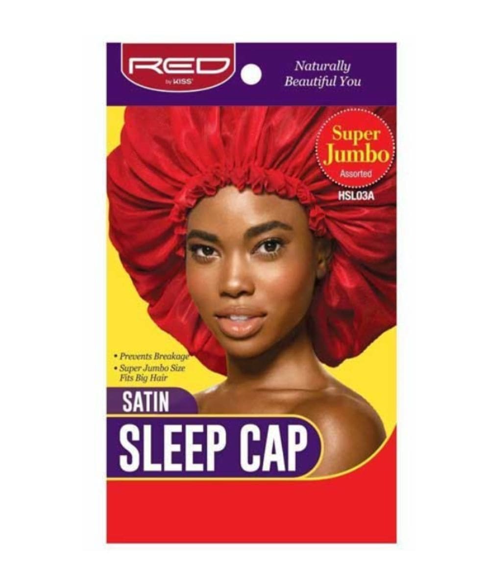 Red By Kiss Hsl03A Satin Sleep Cap Super Jumbo[Assorted], Accessory - Cloré Beauty