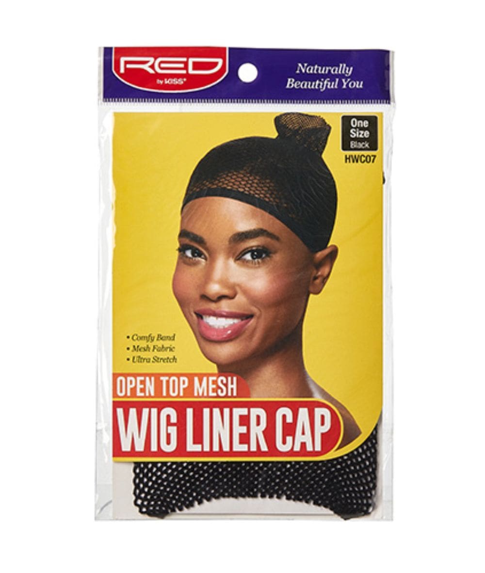 Red By Kiss Hwc07 open Top Mesh Wig Liner Cap [Black], Accessory - Cloré Beauty