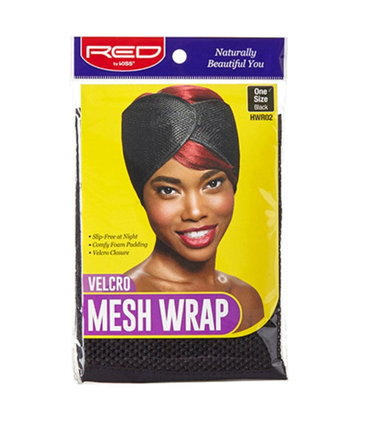 Red By Kiss Hwr02 Velcro Mesh Wrap [Black]