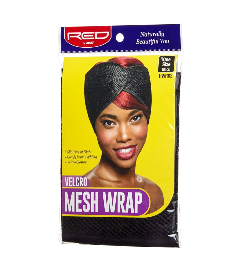 Red By Kiss Hwr02 Velcro Mesh Wrap [Black]