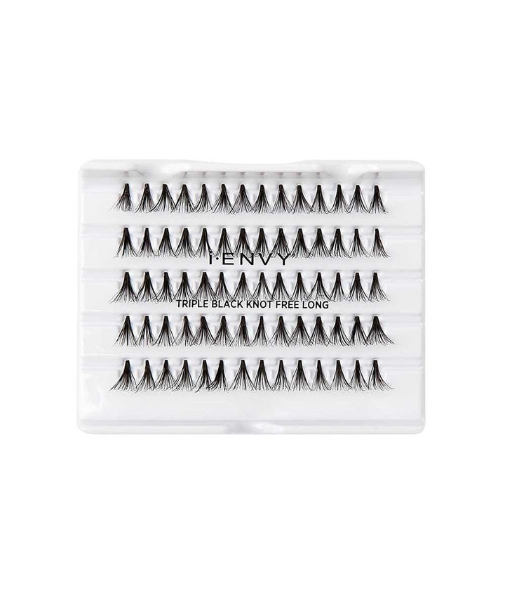 Kiss I-Envy Kpe06Tb Eyelashes [Triple Black Knot Free Long]