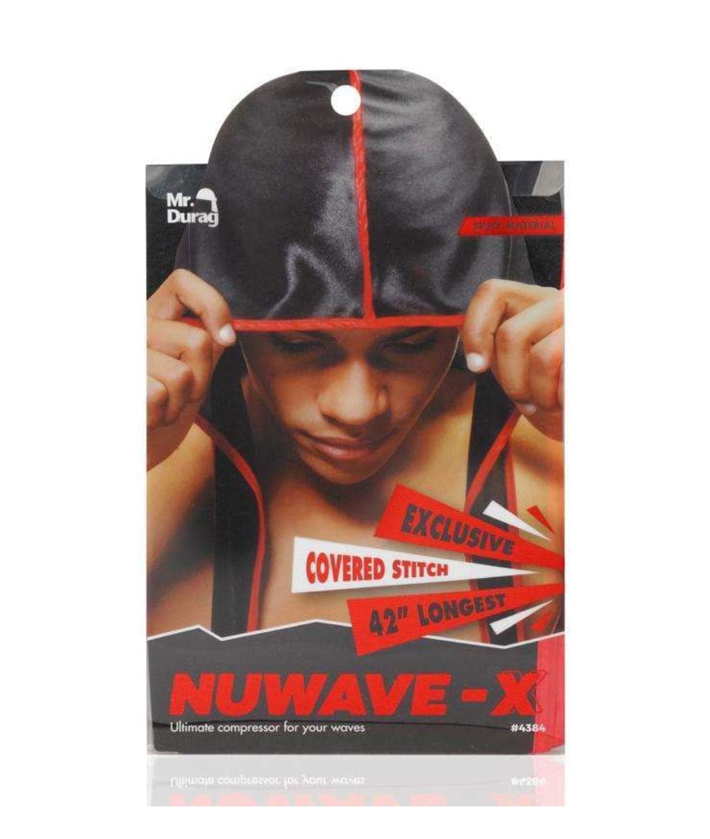 Mr.Durag Nuwave-X Durag [Black W/Assorted] #4384