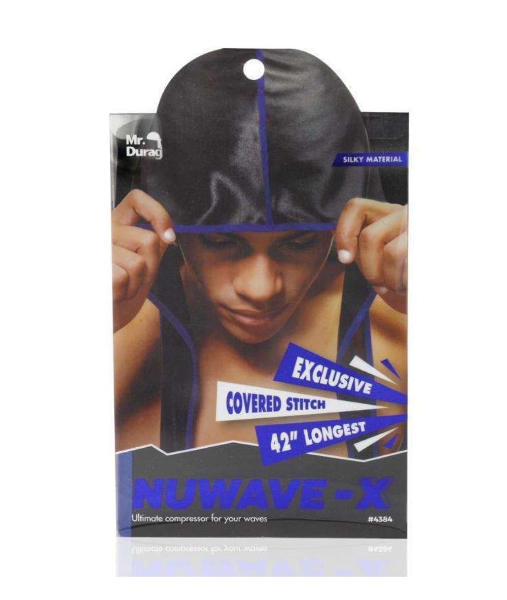 Mr.Durag Nuwave-X Durag [Black W/Assorted] #4384