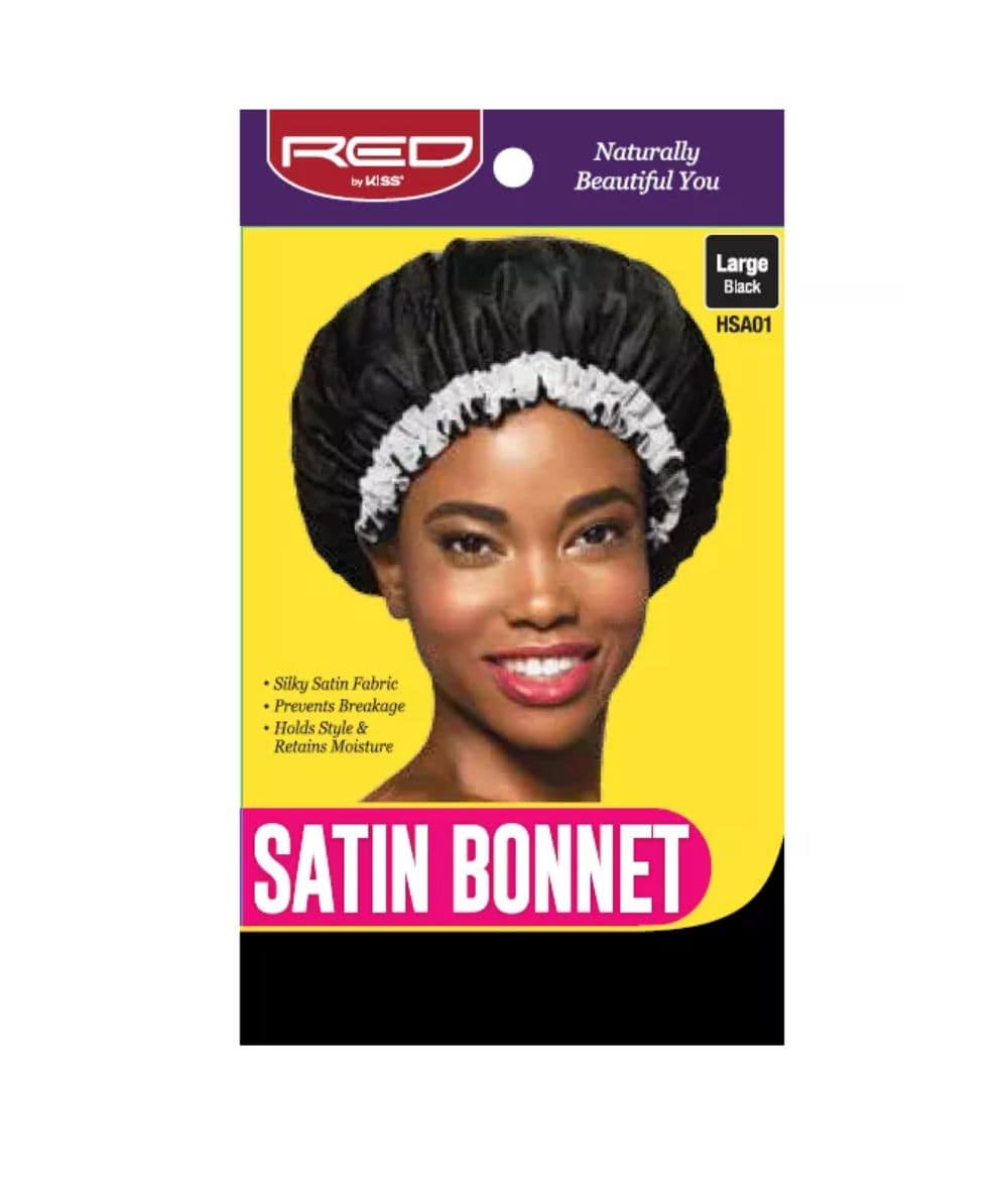 Red By Kiss Hsa01 Satin Bonnet Large[Black], ACCESSORIES JEWELRY FASHION - Cloré Beauty