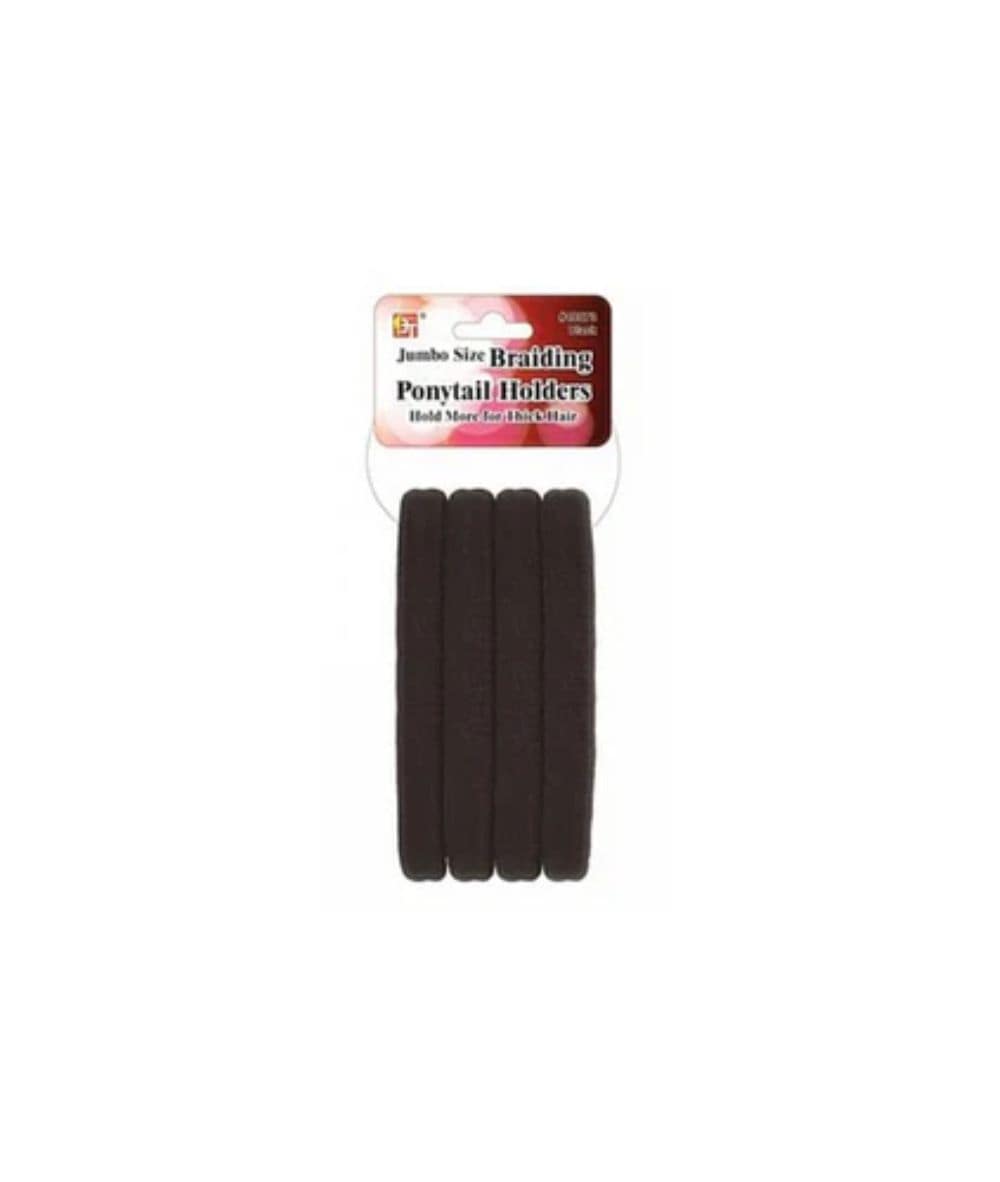 Beauty Town Jumbo Size Braiding Ponytail Holders [Black] #40073