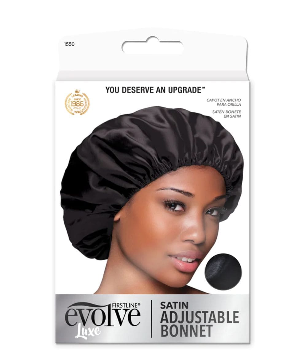 Firstline Evolve Satin Adjustable Bonnet #1550, ACCESSORIES JEWELRY FASHION - Cloré Beauty