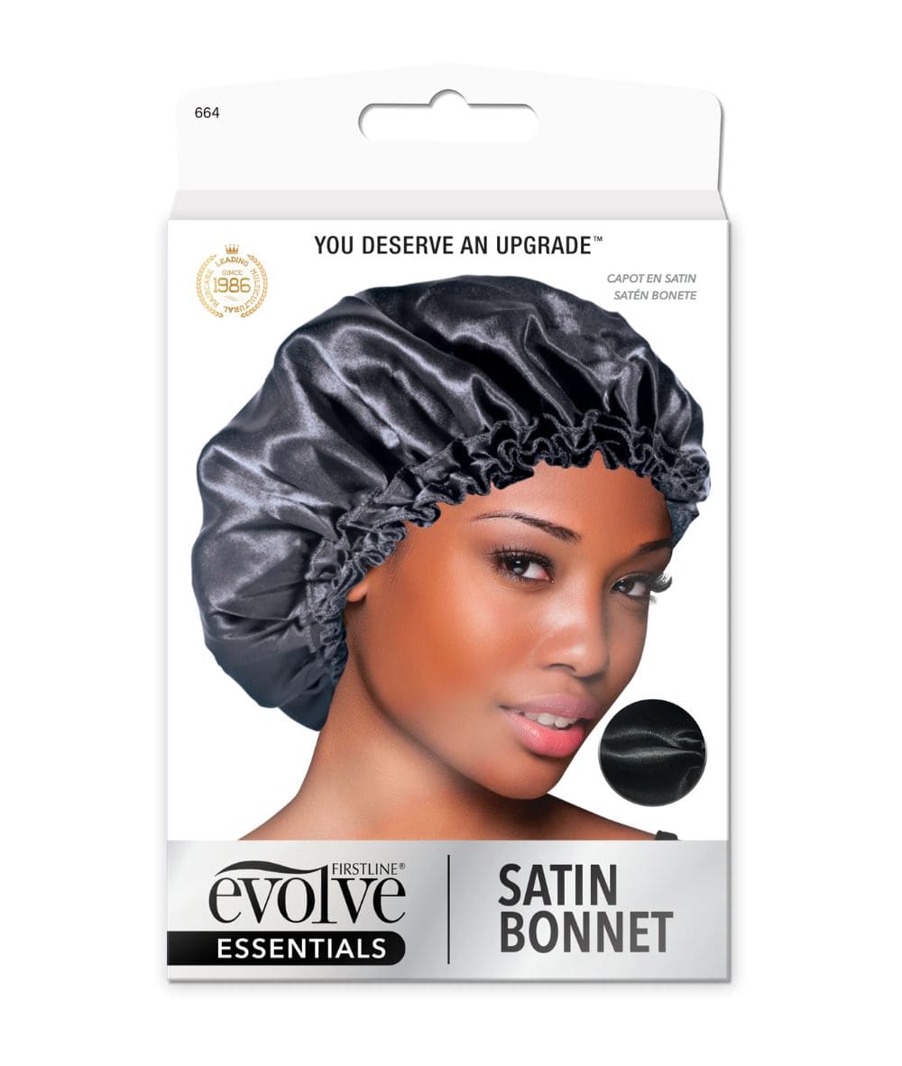 Firstline Evolve Satin Onyx Bonnet #664, ACCESSORIES JEWELRY FASHION - Cloré Beauty