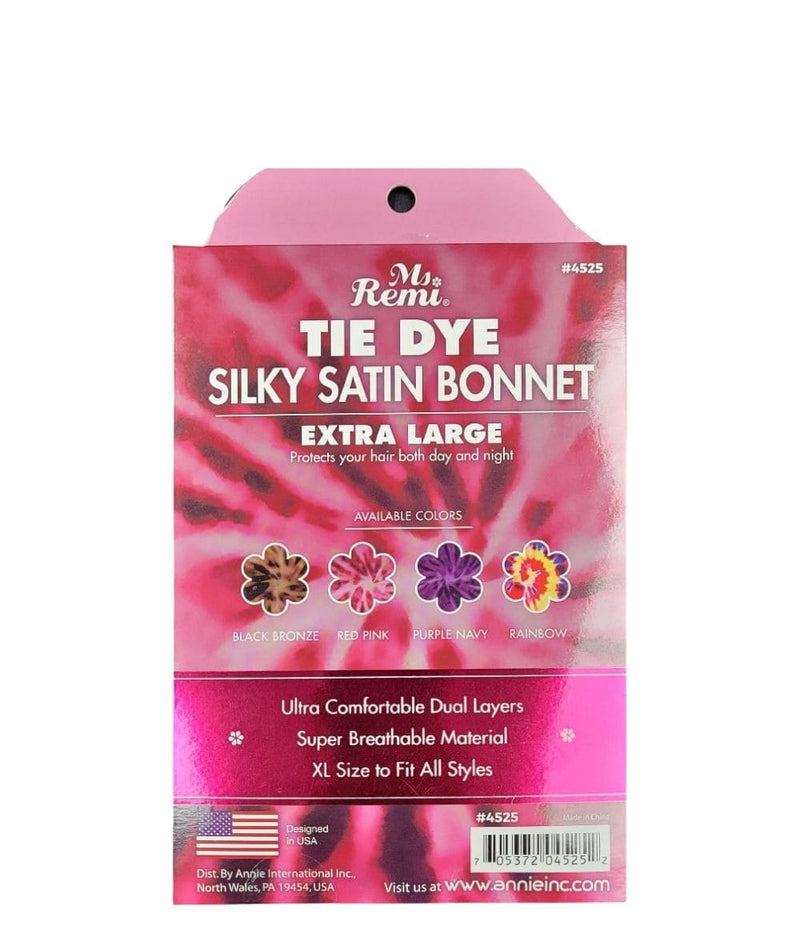 Annie Ms. Remi Silky Satin Tie Dye Bonnet X-Large 
