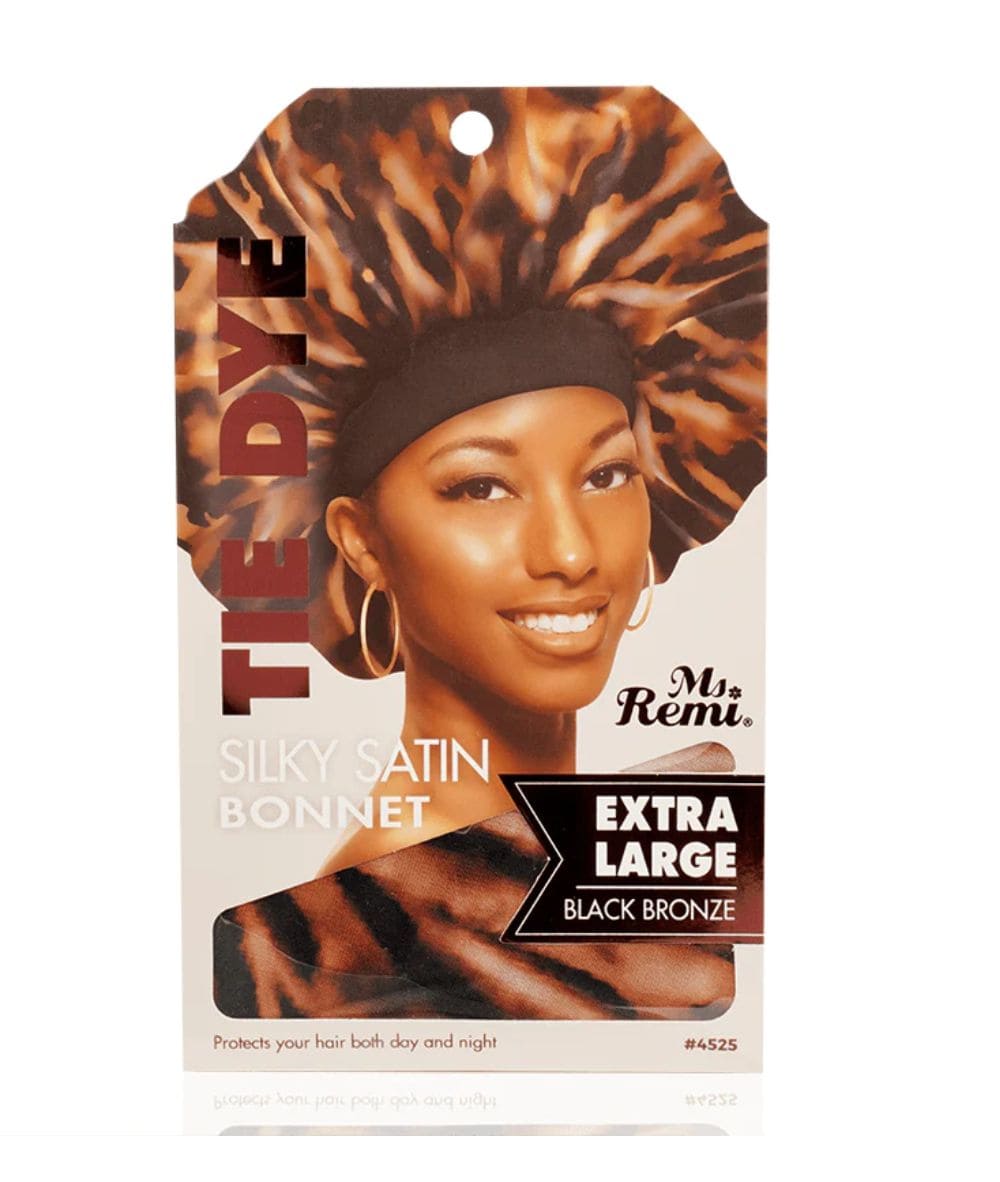 Annie Ms. Remi Silky Satin Tie Dye Bonnet X-Large #4525 [Assorted]